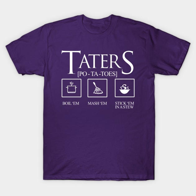 TATERS Precious! T-Shirt by Sarchotic